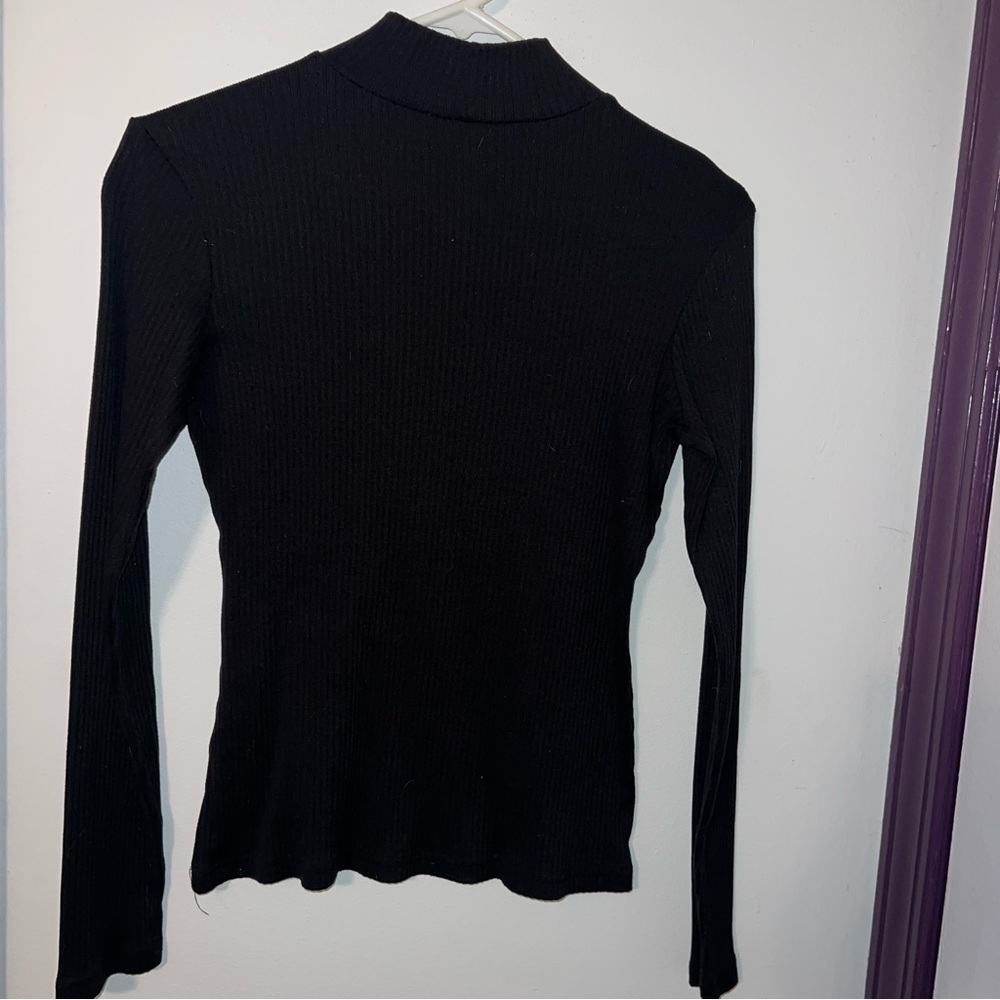 GAP Ribbed Mocneck Shirt